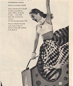 Maidenform Bra Ad August 1953