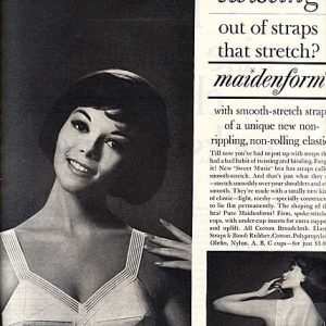 Maidenform Bra Ad March 1964