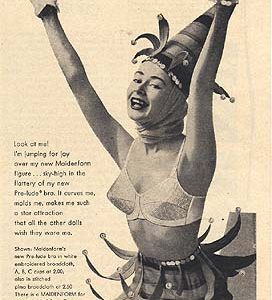 Maidenform Bra Ad May 1954