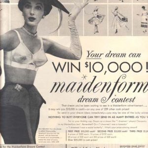 Maidenform Bra Ad November 1955