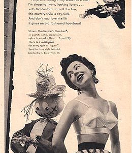 Maidenform Bra Ad October 1953