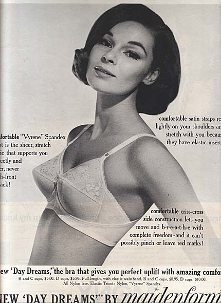 60's Maidenform Bra Ad 1962