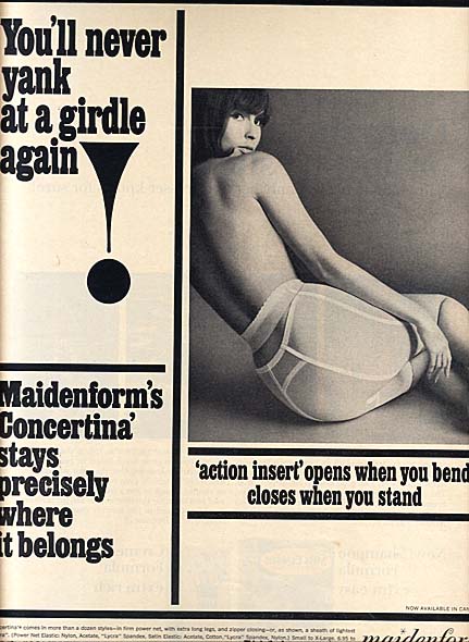 Maidenform Girdle Ad 1966 - Vintage Ads and Stuff