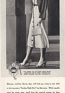 Marinette Women's Clothing Ad 1936