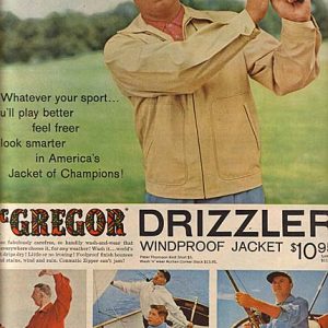 McGregor Men’s Clothing Ad 1957