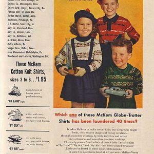 McKem Children’s Clothing Ad 1952