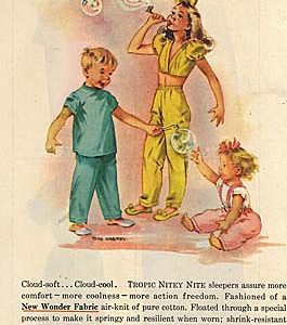 Nitey Nite Children’s Clothing Ad 1951