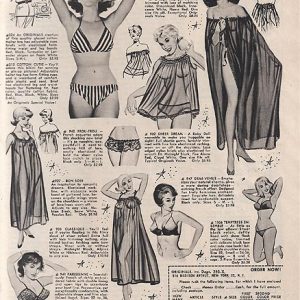 1947 SIMTEX MILLS House Fabrics Clothing Bedding CORETTE Slips Womens  Lingerie Fashion Vintage Print Ad 