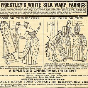 Priestley's Women's Clothing Ad 1888