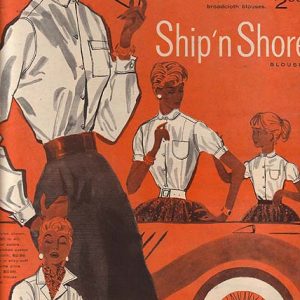 Ship'n Shore Women's Clothing Ad 1954