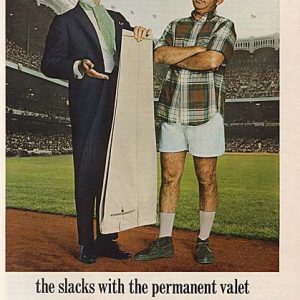 Stadium Pants Men’s Clothing Ad 1968
