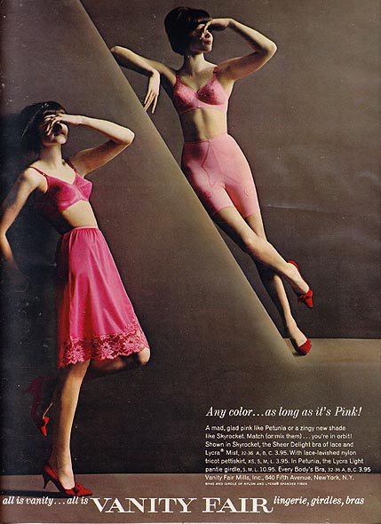 Vintage advertising print ad FASHION Warner Stretchbra Bra Unadulterated  Girl 64