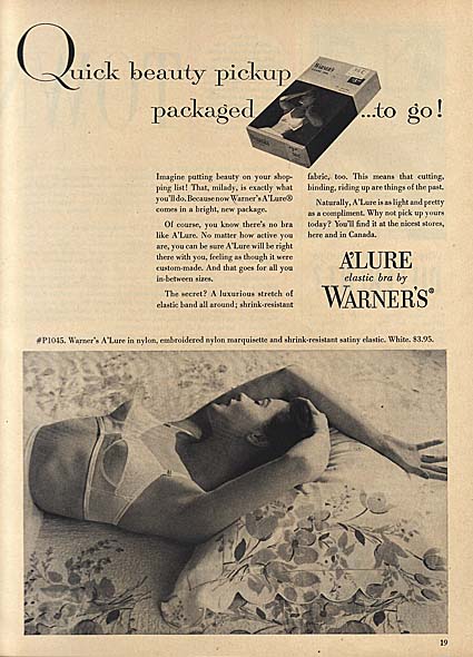 Warner's Bra Ad 1956 - Vintage Ads and Stuff