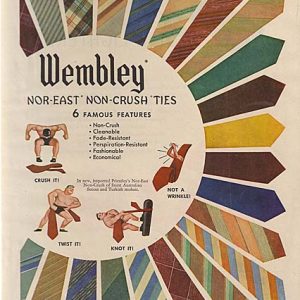 Wembley Ties Ad 1951