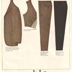 h.i.s. Men's Clothing Ad 1964