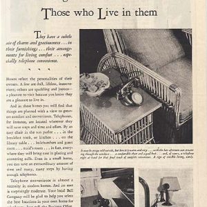 Bell Telephone Ad 1930