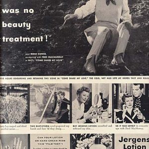 Jergens Ad 1950