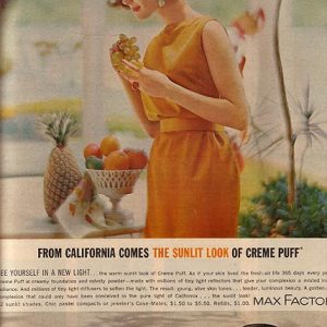 Max Factor Ad 1962