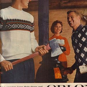 Orlon Fabric Ad 1956