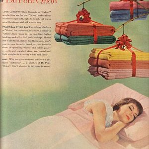 Orlon Fabric Ad November 1956