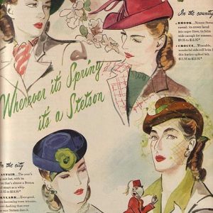 Stetson Hat Ad 1945