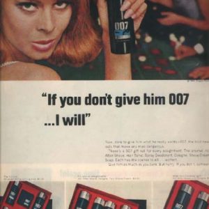 007 Grooming Products Ad 1965