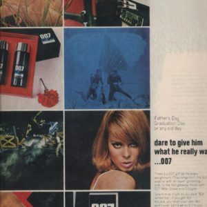 007 Grooming Products Ad 1966