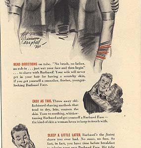 Barbasol Ad 1939