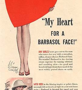 Barbasol Ad 1944