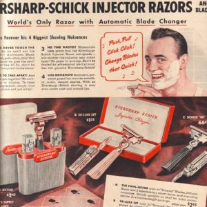 Eversharp Schick Ad 1949