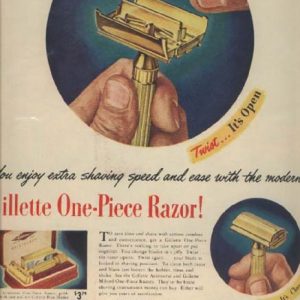 Gillette Ad 1947