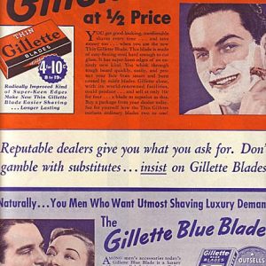 Gillette Ad May 1939