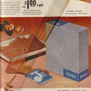 Kotex Ad 1955