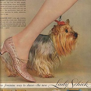 Lady Schick Ad 1958
