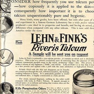 Lehn & Fink's Ad 1910