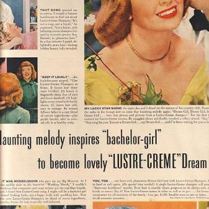 Lustre-Creme Ad 1948