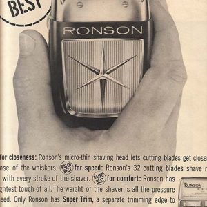 Ronson Ad 1960