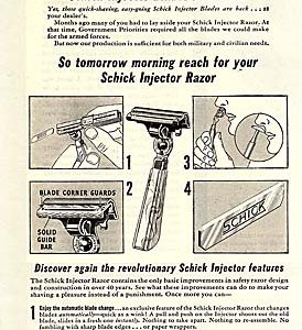 Schick Ad 1944