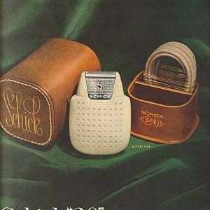 Schick Ad 1950