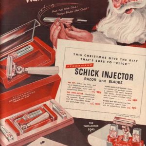 Schick Ad December 1950