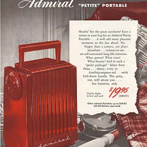 Admiral Radios Ad 1948