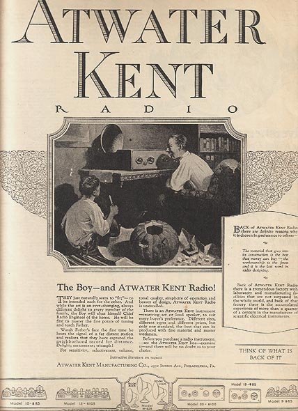 Atwater Kent Ad 1924 - Vintage Ads and Stuff