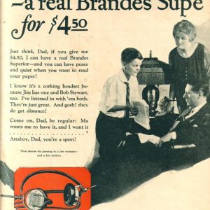 Brandes Ad 1925