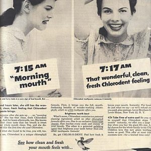 Chlorodent Ad 1953