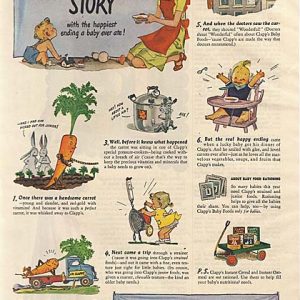 Clapp’s Baby Food Ad September 1943