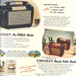 Crosley Ad 1947