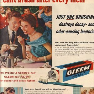 Gleem Ad 1955