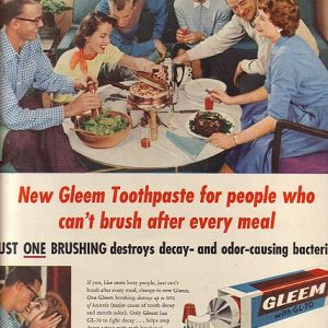 Gleem Ad 1956