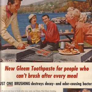 Gleem Ad October 1955