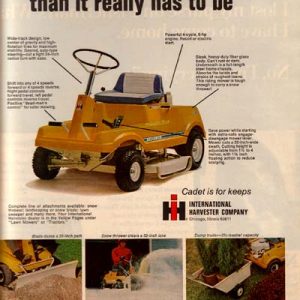 International Harvester Ad 1970